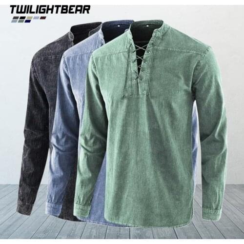 Retro Casual Shirts Men Solid Shirt Oversize Loose Stand Collar Streetwear Leisure Shirt Mens Clothing Chemise Homme 5XL