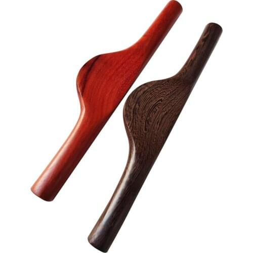 SPA Scraper Natural Wood Scraping Stick For Shoulder Neck Leg Massage Guasha Board Fast Large Area Massage Neck Pain Relief