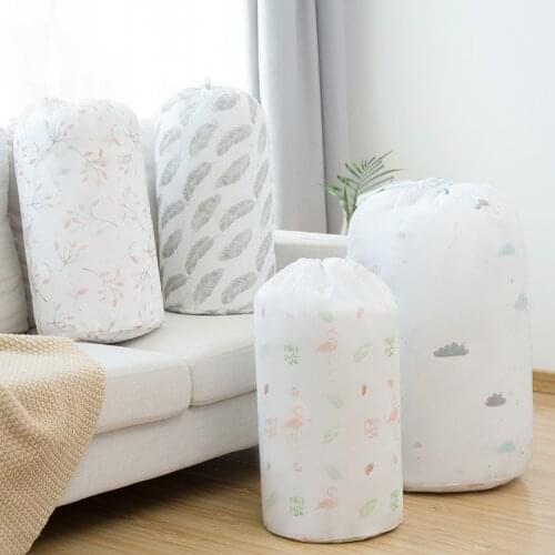 Flamingo Quilt Storage Bag Home Clothes Quilt Pillow Blanket Storage Bag Travel Luggage Organizer Dampproof Sorting Bag