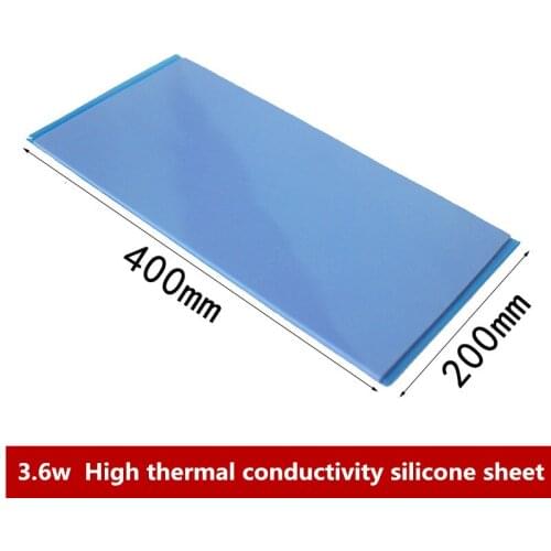 High thermal conductivity silicone film cooling silicone film 200*400*1.0mm notebook computer cpu thermal silicone gasket
