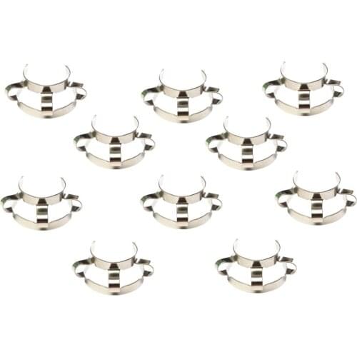 10PCS 14/23,14/20 Stainless Steel Clip,Keck Clamp,For 14# Glass Ground Joint