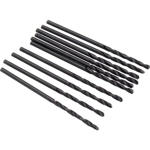 10PCS Straight Shank Design High Speed Steel 4.5mm Twist Drill Bits Hole Opener Drill Bit Household Tools For Wood Aluminum