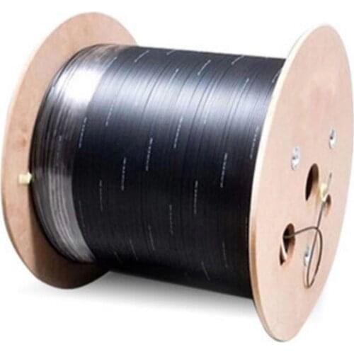 1000m/Outdoor 2Core 3 Steel duplex Wire Fiber Optic Patch Cord Drop Wire Cable LSZH sheath G657A FTTH Armored Fiber optic Cable