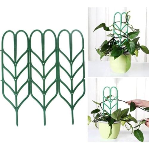 3Pcs DIY Plant Support Artificial Mini Climbing Trellis Flower Stand Garden Tool
