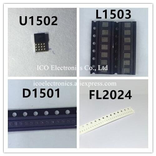 For iPhone 6G 6P 6 Plus Backlight Kit U1502 Backlight IC+L1503 Backlight Coil+D1501 Backlight Diode+FL2024 Fuses Filter 4pcs/set