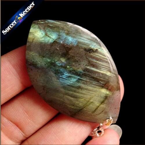 Women & Men Fashion Jewelry Pendants Necklaces With Chain Wholesale Labradorite Moonstone Quartz Stone Colares Femininos AA486