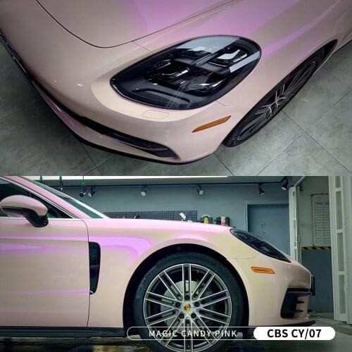 Good Quality Car Protection Film Paint Protect Gloss Two Color Chameleon Vinyl Wrapping For Car Decoration