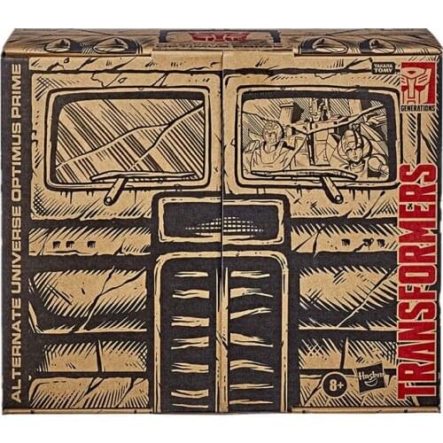 18cm Transformers Toys Generation War Cybertron Earthrise Leader Alternate Universe Optimus Prime Action Figure Collection Model