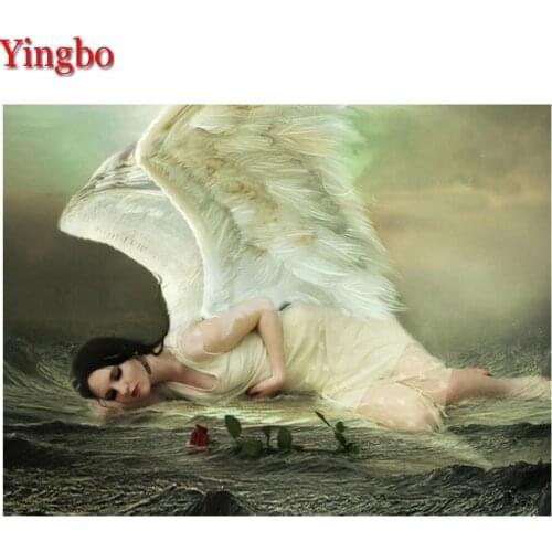 Angel 5d Diy diamond Painting new Cross Stitch full diamond embroidery Mosaic kits wings woman elf fairy picture wall sticker