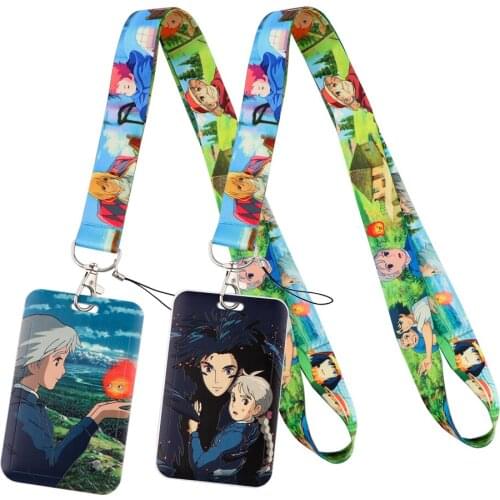 LT1079 Anime Neck Strap Lanyards Keychain Badge Holder ID Card Pass Hang Rope Lariat Lanyard for Key Rings Accessories