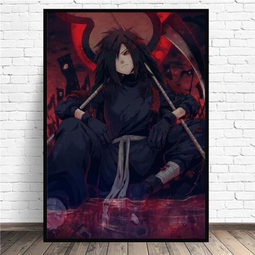 Madara Uchiha Canvas Painting Wall Anime Art Pictures Prints Home Decor Wall Poster Decoration For Living Room
