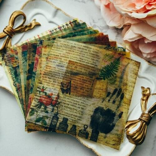 KSCRAFT Retro Vellum Stickers for Scrapbooking DIY Projects/Photo Album/Card Making Crafts