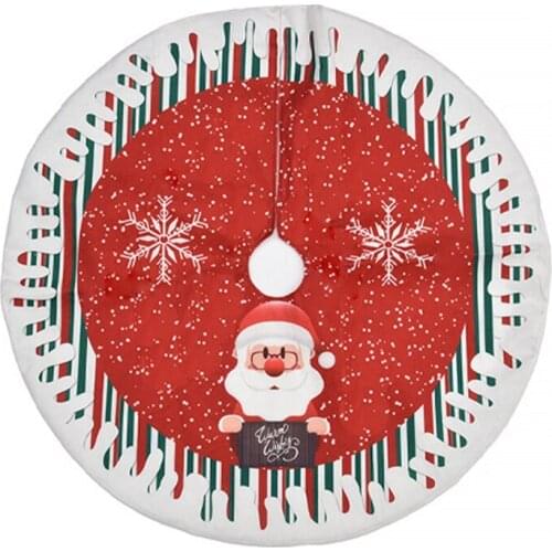 Christmas Ornament 78CM Super Q Printing Tree Skirt Hotel Shopping Mall Home Christmas Tree Decoration