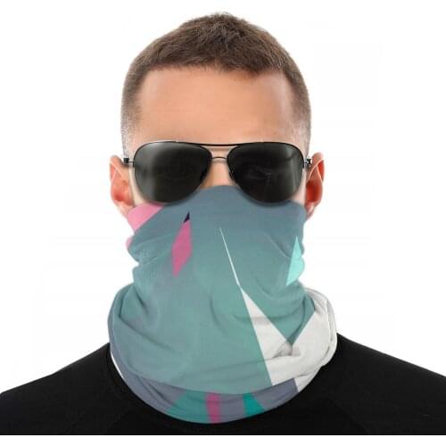 Thunder Abstract Color Scarf Half Face Mask Men Women Halloween Tube Mask Neck Bandanas Protective Headwear Outdoor Hiking