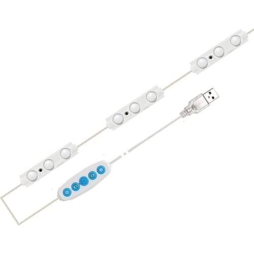 LED Mirror Light Dimmable Mirror Lighting With 45 Leds DIY Make-Up Light For Dressing Table USB Makeup Mirror Light High Quality