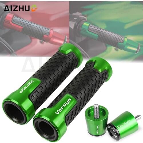 VERSYS 650 Motorcycle 22MM Handlebar End Handle Bar Grips Ends FOR KAWASAKI VERSYS-X250 VERSYS-X300 2008-2021 2020 VERSYS 1000