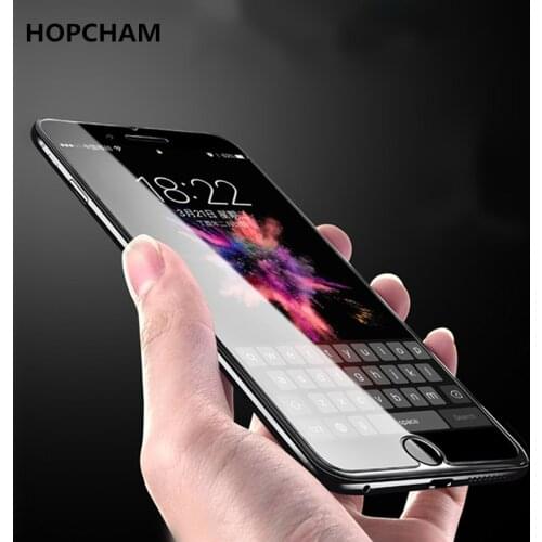 HOPCHAM For iPhone 8 7 6 6s Plus 5 5s SE Temperd Glass 9H 2.5D Premium Screen Protector for iphone 6 7 8 6s Protective Film