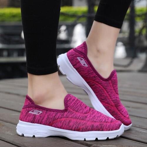 WomenS Shoes Classical Soft Soles For The Elderly Casual Sports Shoes Ultra Light WomenS Non-Slip Breathable Mom Shoes