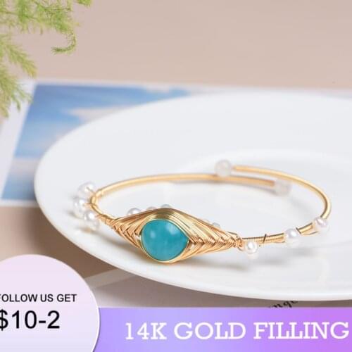 2021 New Original Design Amazonite Beaded Bracelet for Women Bracelets Bangles Charms Elegant Gifts Wrist Jewelry