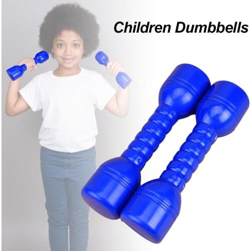 1 Pair Early Education Fitness Equipment Gift Kindergarten PE Exercise Home Dancing Props Kids Dumbbells Hand Weights Gym