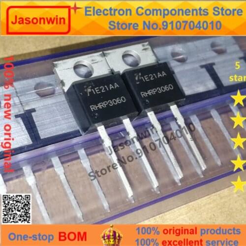 100% nuevo 50 unids/lote original diode RHRP3060 RHR3060 30A 600V TO-220 Transistor