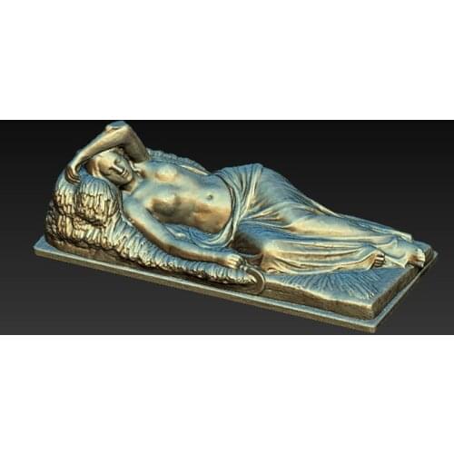 3D model for cnc or 3D printers in STL file format -Sleeping Reaper women