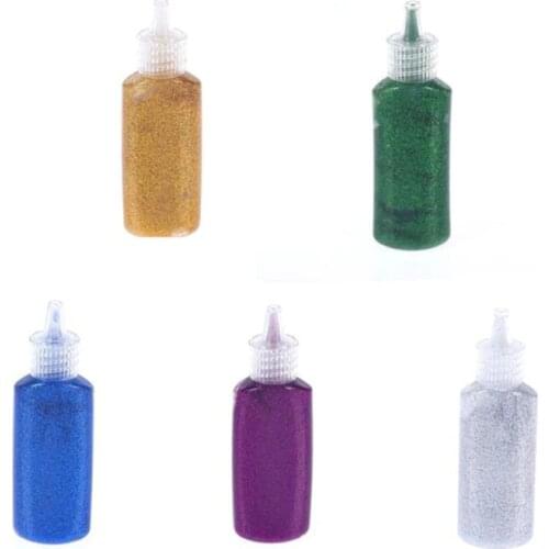 Glitter Glue For Flower Material Flash Glue Pen Paper DIY Tool Craft Art Pen