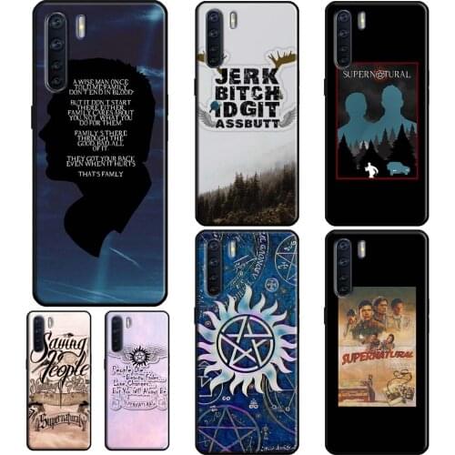 Supernatural TV Series Case For OPPO Reno 2Z 4 Pro F5 F7 A52 A72 A92 A1K A5S A15 A91 A5 A9 A31 A53 2020 Coque