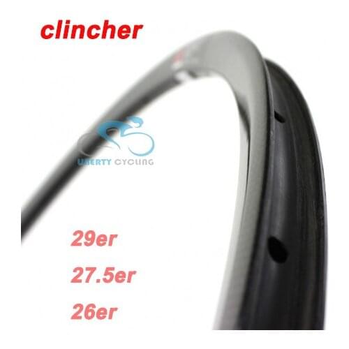 DEERACE 1 pair of 29er 27.5er 26er Carbon Clincher MTB Bicycle Wheel Rims 29'' 27.5'' 26'' Mountain Bike Rim XC Cross Country