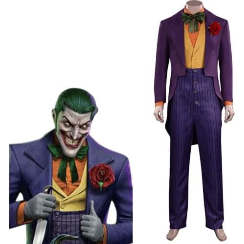 The Long Halloween The Joker Cosplay Costume Outfits Uniform Halloween Carnival Suit