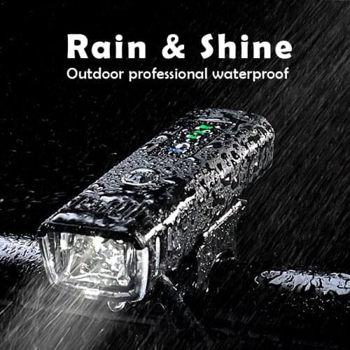 ETOOK Bike Light City Cycling Accessories Portable Long Battery Life Frontlight 3 Lighting Modes 400 Lumens 1500mAh Smart