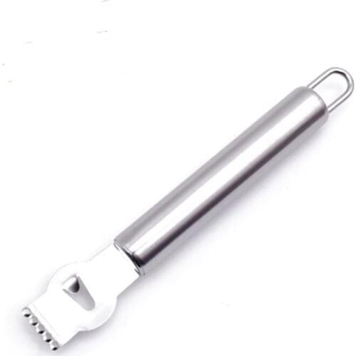 Daily Kitchen Tools Non Magnetic Stainless Steel Zester Metal Lemon Zester Lemon Peeler LX6577
