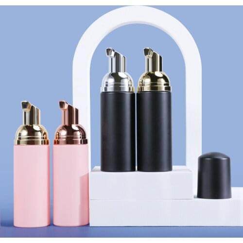 10PCS 50ml Frosting Empty Foaming Bottle for Shampoo Lotion Shower Gel Cosmetic Plastic Dispenser storage bottles