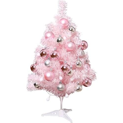 Artificial Christmas Tree White Snow Nordic Flocking New Year Decoration Ornament Adornment Desktop Decor Mall Party Supplies