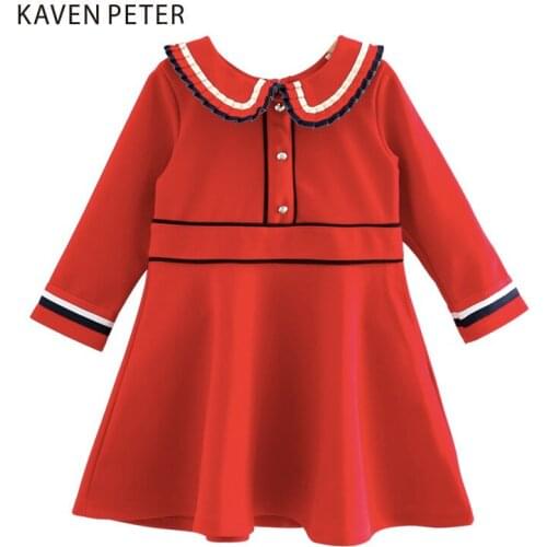 KAVENPETER Casual Dresses For Girls