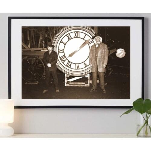 Classic Movie Back to the Future Posters Wall Art Canvas Paintings Alternative Film Vintage Style Hanging Pictures Home Decor