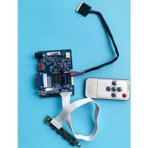 Kit Work for LT131DEVHV00 40pin panel 1366X768 display LED HDMI VGA AV monitor Controller Board driver 2AV remote LCD Screen