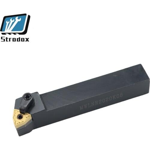 Left Knife CNC Tool Bar Compound Cylindrical Turning Tool Bar 95 Degree MWLNL2020K08 2525M08 3232P08 insert Cutter bar Strodox