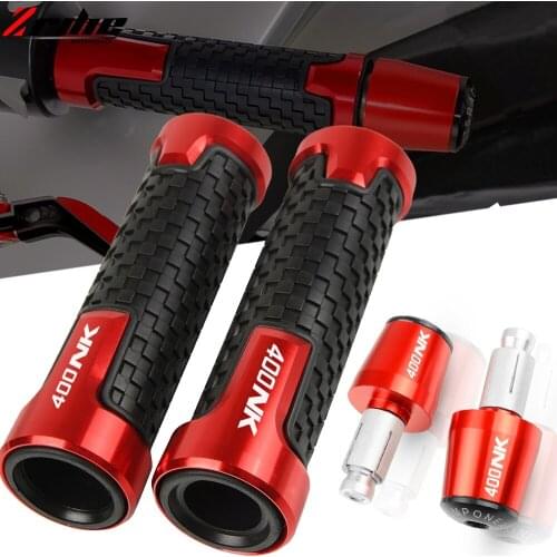 Motorcycle Accessories 7/8" Handlebar Hand Grips Handle Bar Ends Cap Plug For CFMOTO 400NK 400 NK 2016-2018 2017 Handlebar Grips