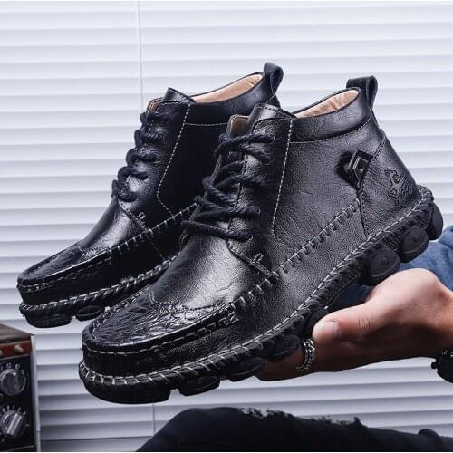 Shoes For Men Casual Man Shoes Casual Men Leather Zapatillas Hombre Sports Boots Fashion Mens Causal For Informales Sneakers