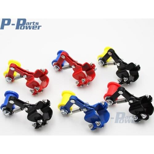 Universal Motorcycle Adjustable Chain Tensioner Guide Assembly ATV Mini Bike Dirt Pro Trail Bike Go Kart Quad NEW