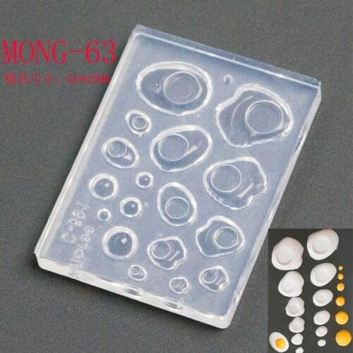 NEW Stereoscopic Clear Silicone DIY Simulation Food shape Mold For Epoxy Resin Jewelry Making Craft Tools resin molds Food play