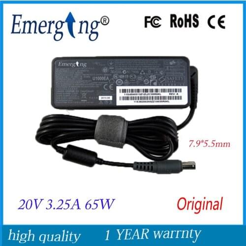 20V 3.25A 65W 7.9*5.5mm New Original AC Laptop Adapter For Lenovo ThinkPad T400 X220 X230