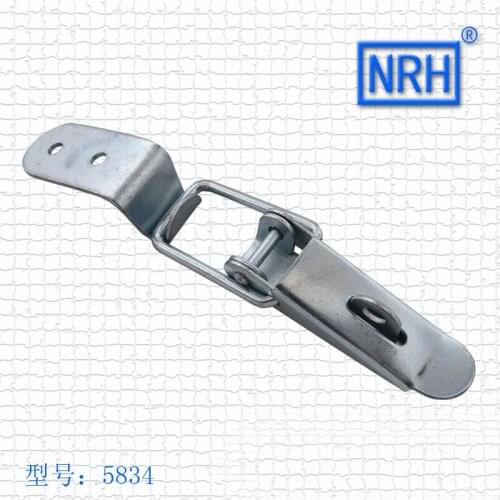 NRH5834 industrial lock Angle closure Luggage buckle Hardware lock Blue zinc plated iron material