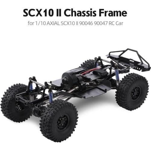 AUSTAR 313mm Wheelbase Chassis Frame w/ Tries for 1/10 AXIAL SCX10 II 90046 90047 RC Crawler Climbing Car DIY Parts