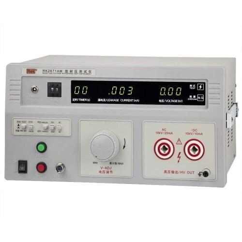 Rek RK2671BM AC/DC 5kv/10kv & AC 2/20/50mA DC 2/20mA Puncture Voltage Withstand Hipot Tester /Withstand voltage tester