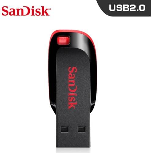 100% Original Sandisk Pen Drive CZ50 USB Flash Drive 128GB 32GB 64GB High Speed 16GB 8GB USB 2.0 Memory Stick USB Mini U Disk