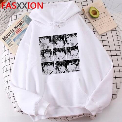 Death Note hoodies women Oversized Korea Ulzzang plus size female hoddies clothing plus size Korea