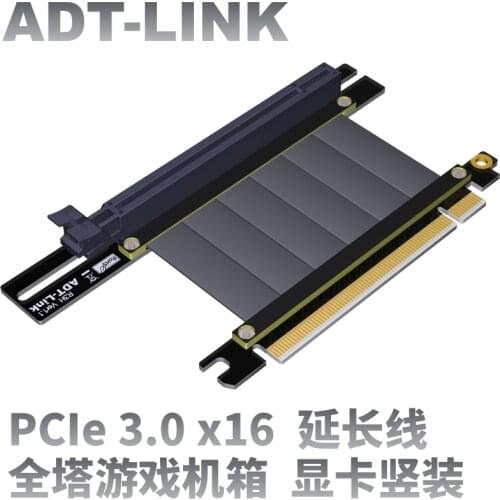 Pcie x16 pci-e 16x Graphics Card Extension cable For Antec CoolMaster Corsair Gigabyte MSI PHANTEKS Deepcool Segotep TT Chassis