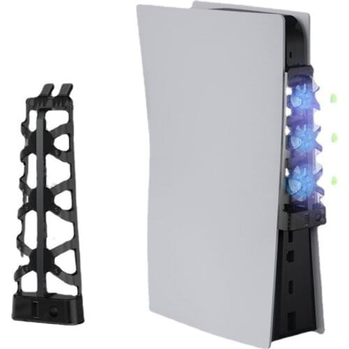 USB Radiator Cooling Fan Console Radiator Compatible for PS5 Disc & Digital Edition Game Cooler External Gaming Accessories